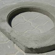 Uliční vpusť vyrovnávací prstenec pro mříž 500x500 detail
